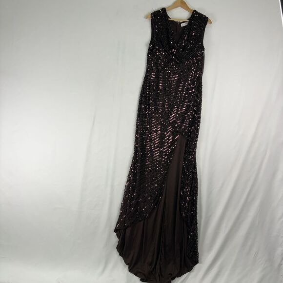 Mac Duggal Dresses & Skirts - Mac Duggal Bronze Sequin Formal Gown